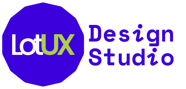 Bold and Modern Logo of LotuX Design Studio – Crafting Seamless Digital Experiences through Human-Centered UX Design
