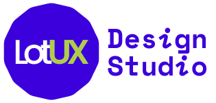 Bold and Modern Logo of LotuX Design Studio – Crafting Seamless Digital Experiences through Human-Centered UX Design